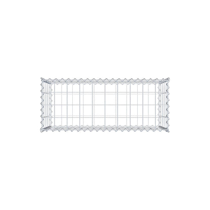 Gabion 100 cm x 50 cm x 40 cm (L x H x D), mesh size 10 cm x 10 cm, spiral