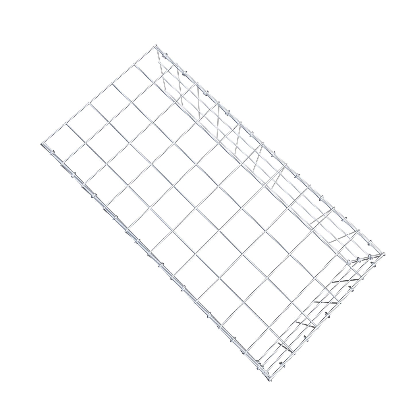 Fourche rapportée type 4 100 cm x 30 cm x 50 cm (L x H x P), mailles 10 cm x 10 cm, anneau C