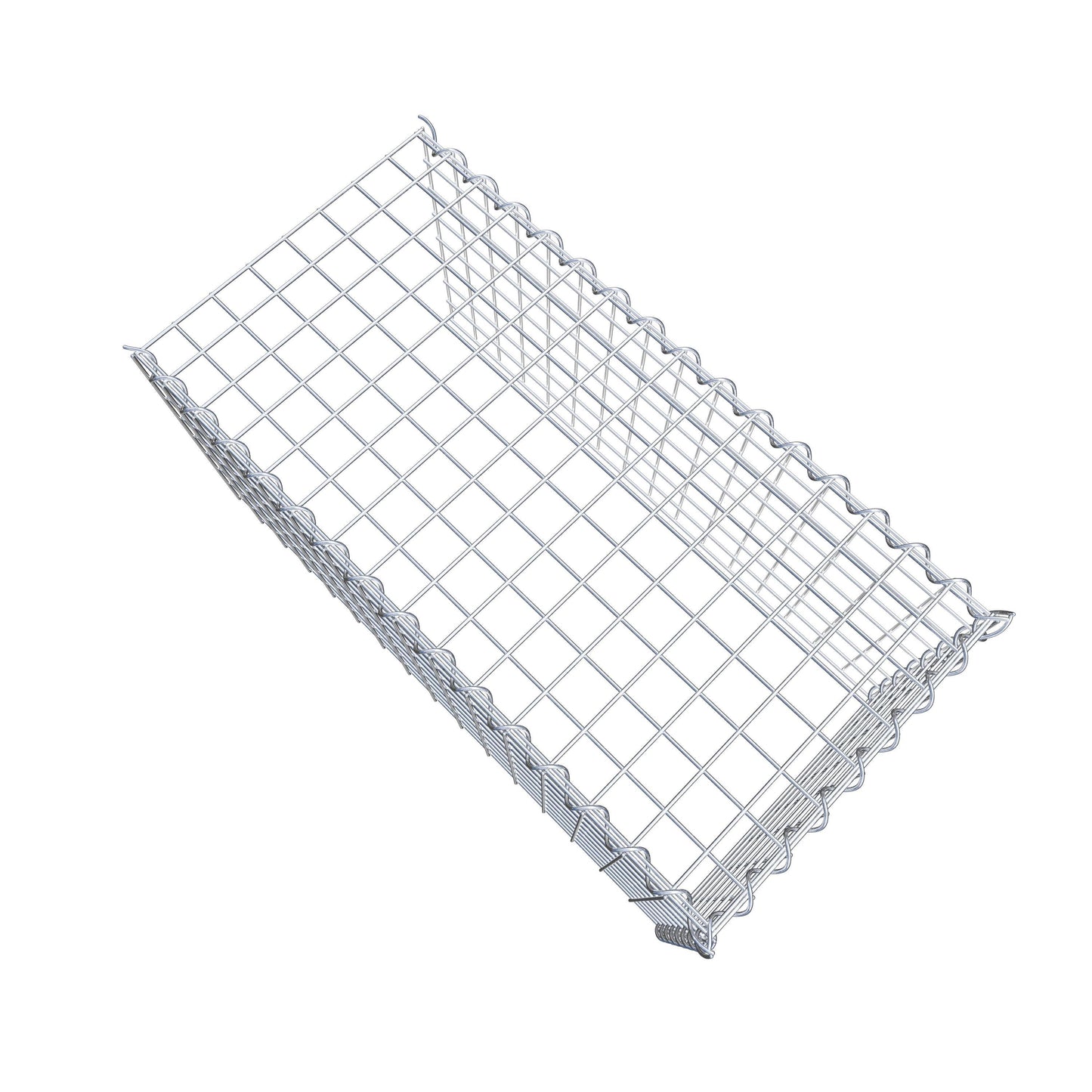 Extra gabion typ 4 80 cm x 40 cm x 40 cm (L x H x D), maskstorlek 5 cm x 5 cm, spiral