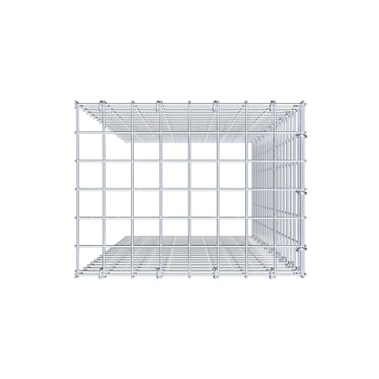 Gabião Tipo 4 100 cm x 40 cm x 30 cm (C x A x P), malhagem 5 cm x 5 cm, anel C
