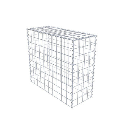 Add-on schanskorf type 3 100 cm x 90 cm x 40 cm (L x H x D), maaswijdte 10 cm x 10 cm, spiraal