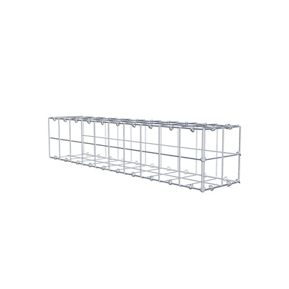 Anbaugabione Typ 2 100 cm x 20 cm x 20 cm (L x H x T), Maschenweite 10 cm x 10 cm, C-Ring