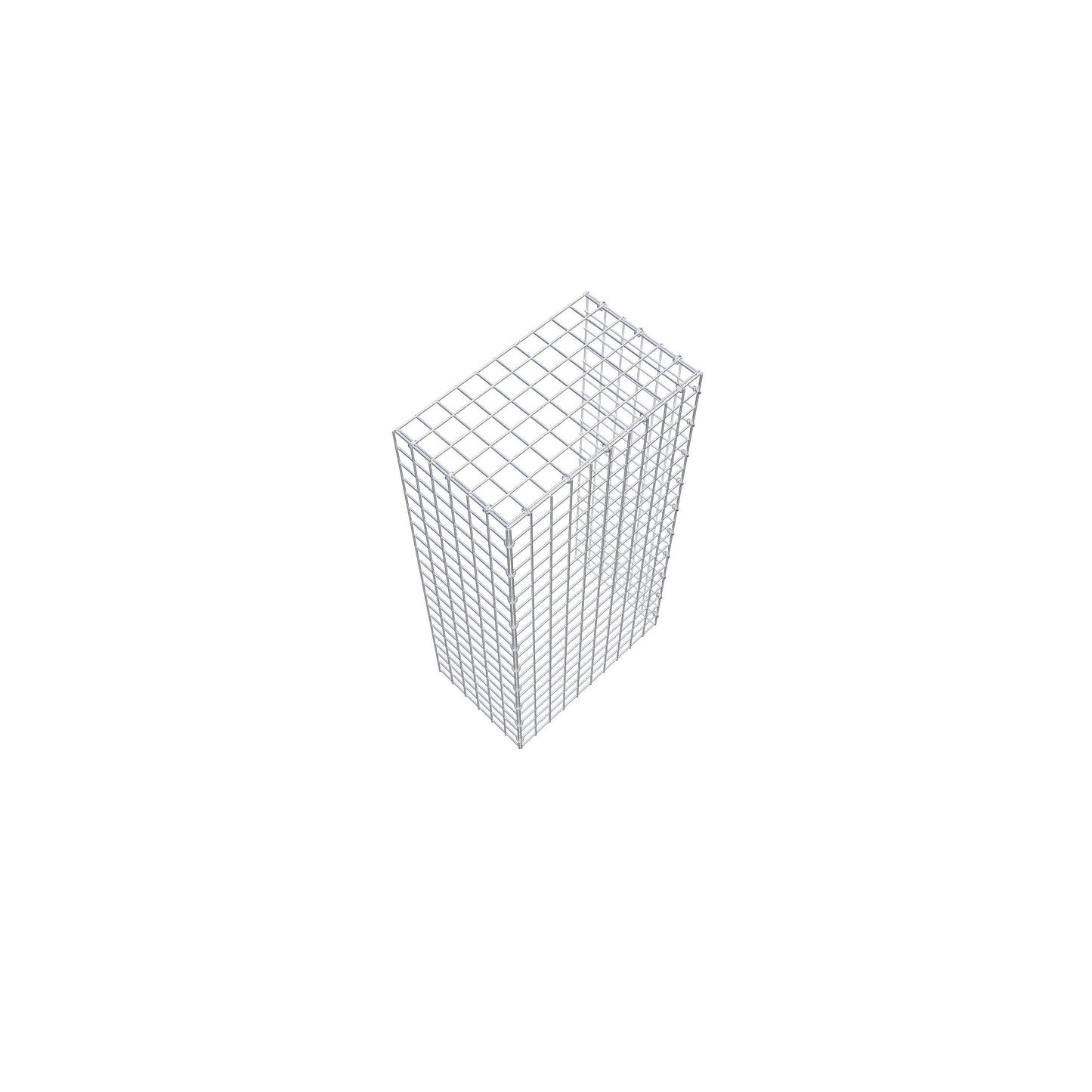 Gavión acoplable tipo 4 100 cm x 30 cm x 50 cm (L x A x P), malla 5 cm x 5 cm, anillo en C