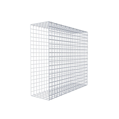 Anbaugabione Typ 2 100 cm x 90 cm x 30 cm (L x H x T), Maschenweite 5 cm x 5 cm, C-Ring