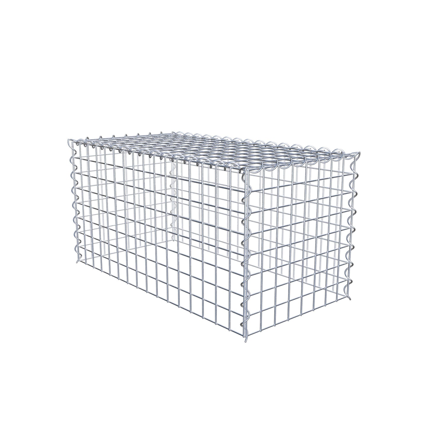 Gavión complementario tipo 3 80 cm x 40 cm x 40 cm (L x A x P), malla 5 cm x 5 cm, espiral