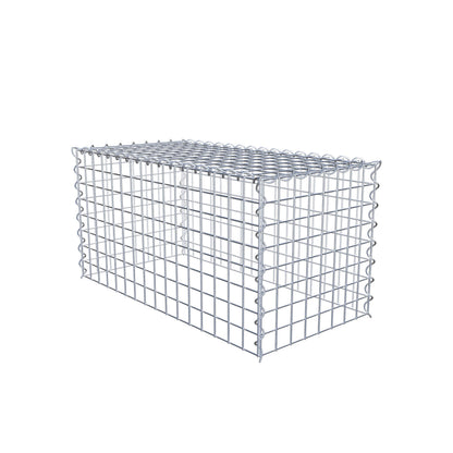 Gavión complementario tipo 3 80 cm x 40 cm x 40 cm (L x A x P), malla 5 cm x 5 cm, espiral