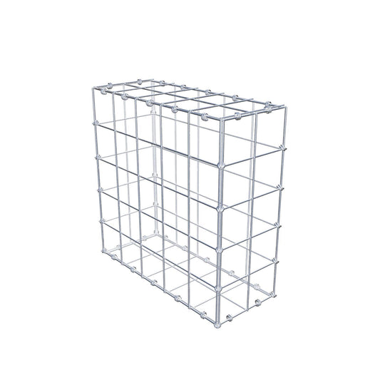 Gabbione 50 cm x 50 cm x 20 cm (L x H x P), maglia 10 x 10 cm, anello a spirale