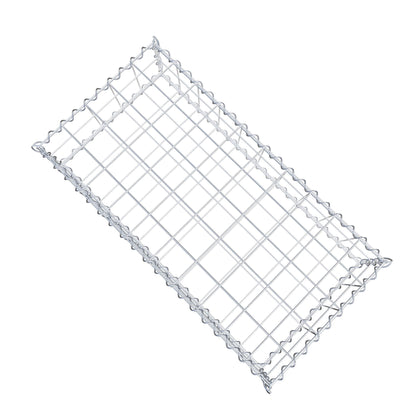 Gabion 100 cm x 20 cm x 50 cm (L x H x D), mesh size 10 cm x 10 cm, spiral