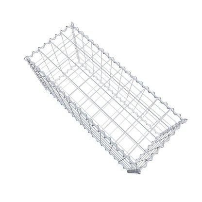 Gabion 100 cm x 50 cm x 40 cm (L x H x D), mesh size 10 cm x 10 cm, spiral