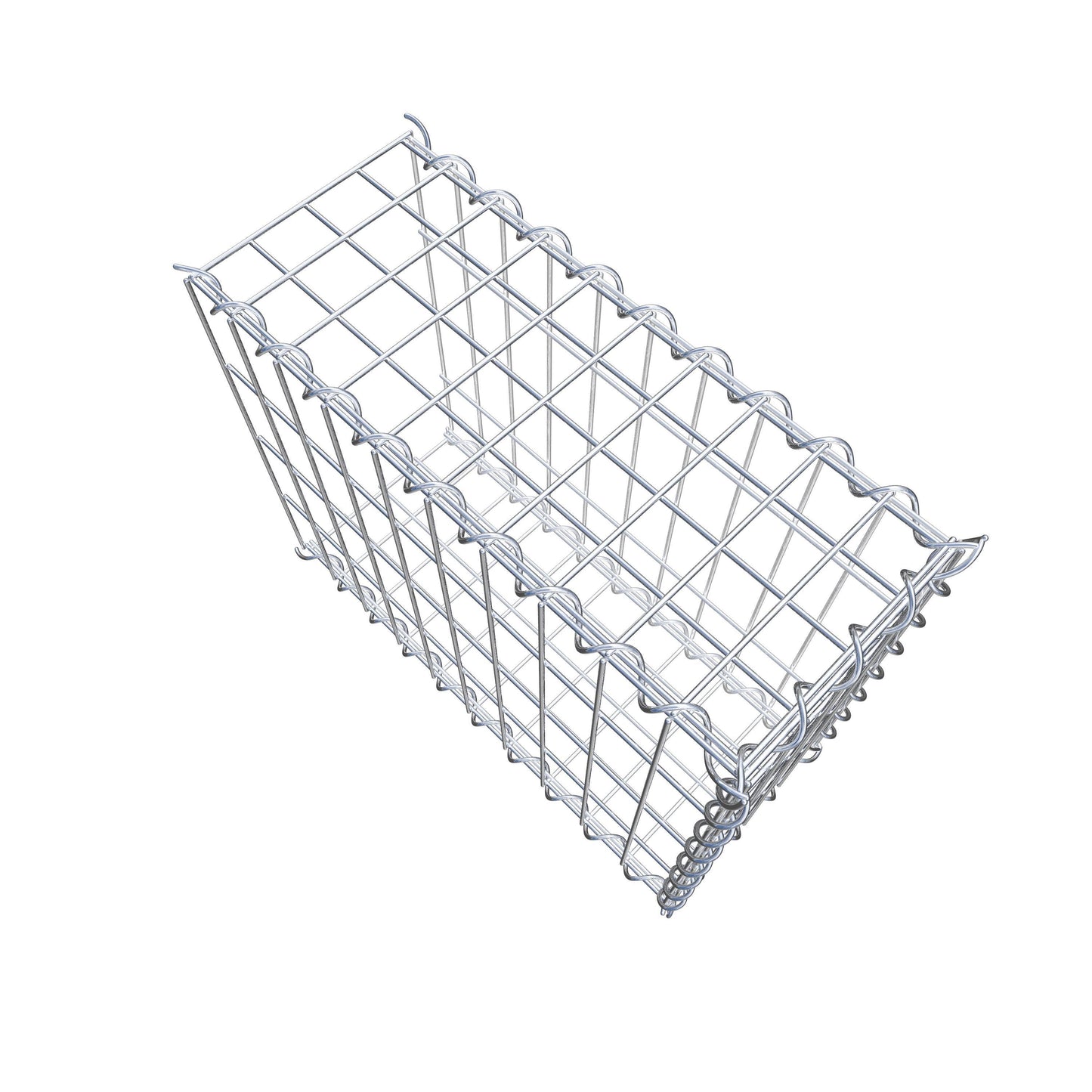 Påväxt gabion typ 2 50 cm x 40 cm x 20 cm (L x H x D), maskstorlek 5 cm x 10 cm, spiral