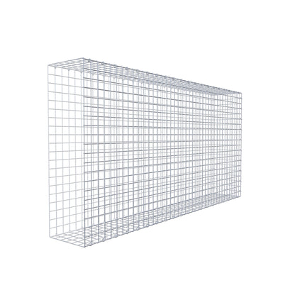 Monteret gabion type 2 200 cm x 100 cm x 30 cm (L x H x D), maskestørrelse 5 cm x 5 cm, C-ring