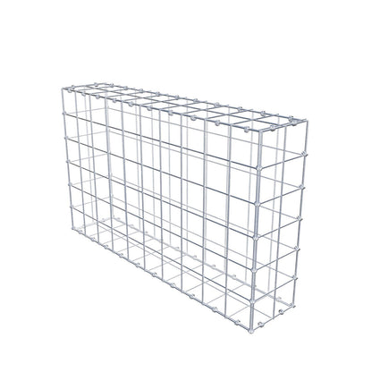 Gabbione 100 cm x 60 cm x 20 cm (L x H x P), maglia 10 x 10 cm, anello a spirale