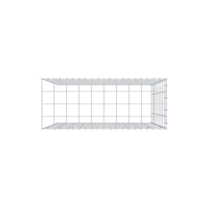 Fourche rapportée type 4 100 cm x 100 cm x 40 cm (L x H x P), mailles 10 cm x 10 cm, anneau C