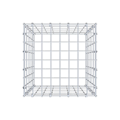 Anbaugabione Typ 3 50 cm x 40 cm x 40 cm (L x H x T), Maschenweite 5 cm x 10 cm, C-Ring