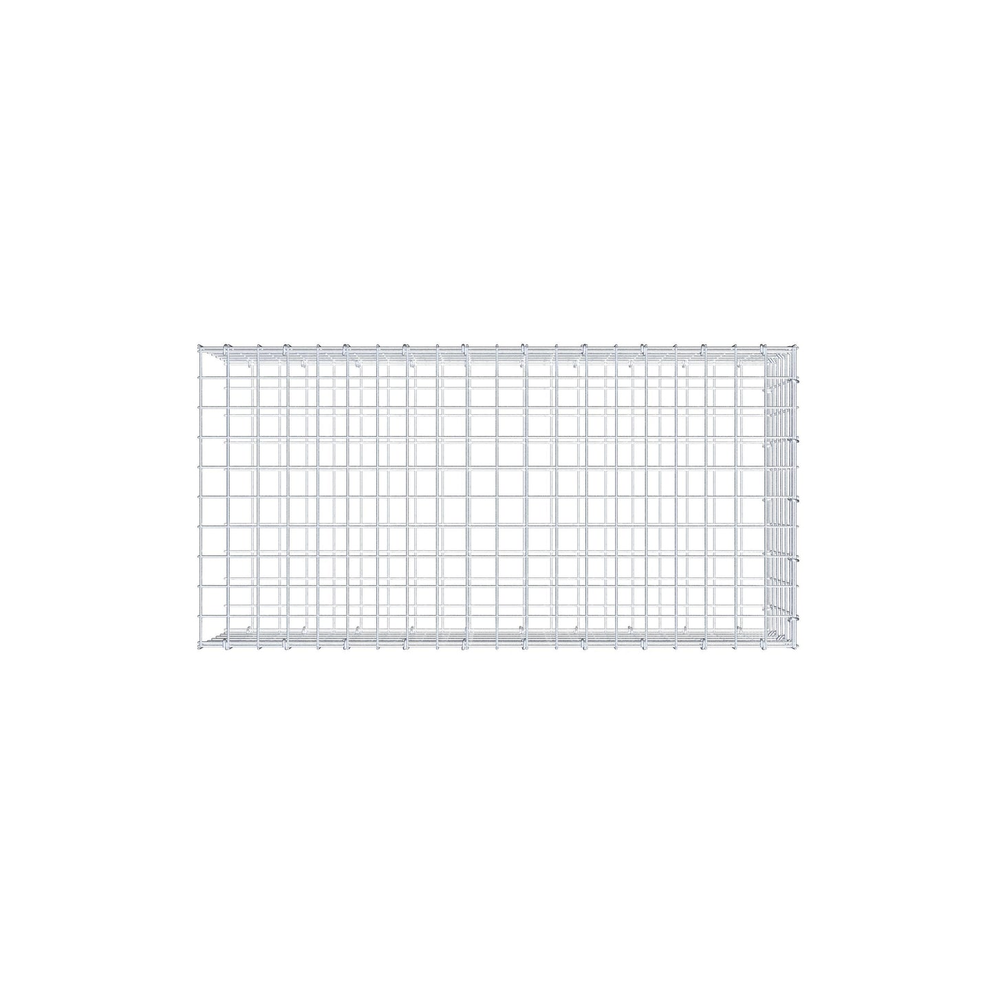Gabião Tipo 2 100 cm x 30 cm x 50 cm (C x A x P), malhagem 5 cm x 5 cm, anel C