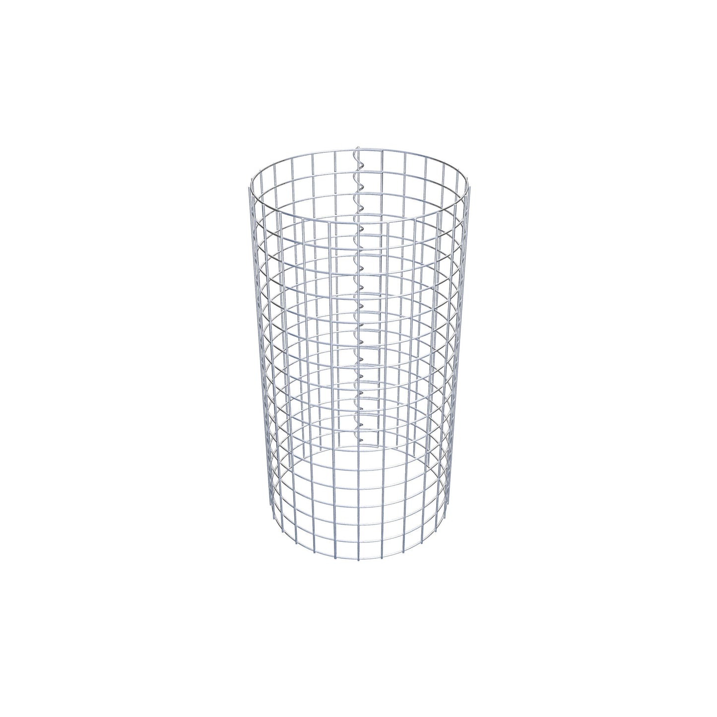 Gabionensäule rund 42 cm Durchmesser, 80 cm Höhe, Maschenweite 5 cm x 5 cm