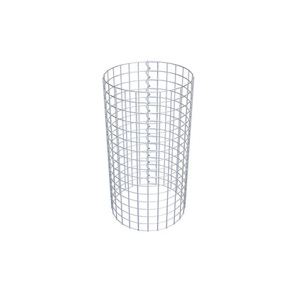 Gabionensäule rund 42 cm Durchmesser, 80 cm Höhe, Maschenweite 5 cm x 5 cm