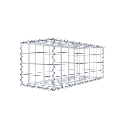 Gabion 100 cm x 40 cm x 40 cm (L x H x D), mesh size 10 cm x 10 cm, spiral