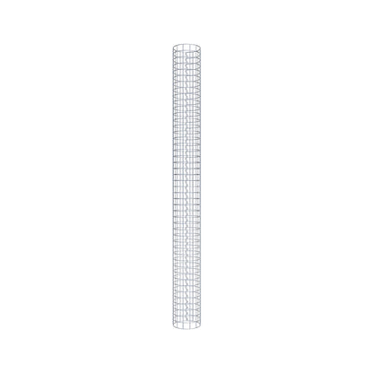 Gabionensäule rund 22 cm Durchmesser, 230 cm Höhe, Maschenweite 5 cm x 5 cm