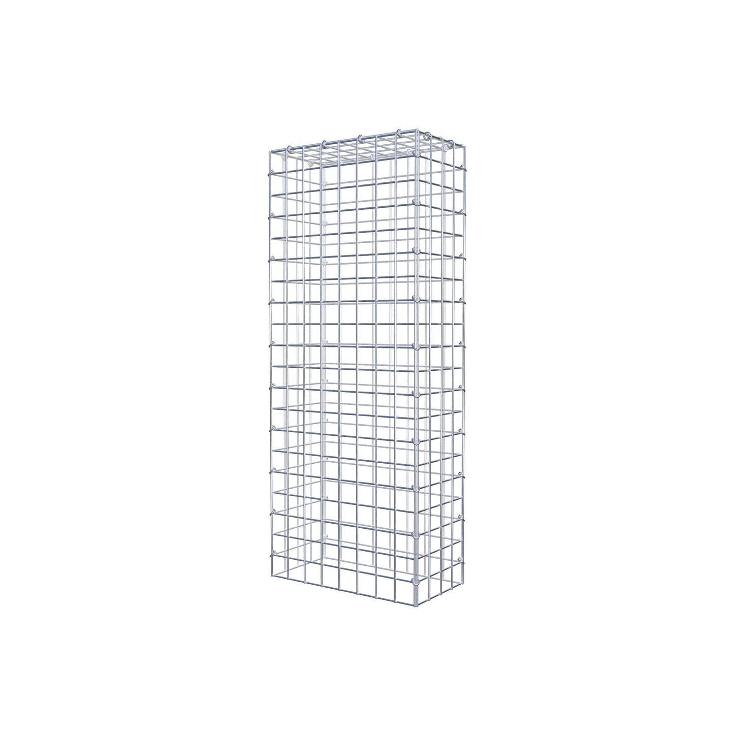 Gabbione aggiuntivo di tipo 3 100 cm x 20 cm x 40 cm (L x H x P), maglia 5 cm x 5 cm, anello a C