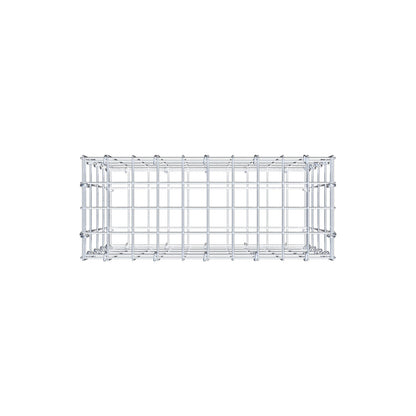 Gabion 50 cm x 40 cm x 20 cm (L x H x P), mailles 5 cm x 10 cm, anneau en C