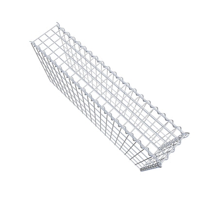 Gavión adicional tipo 4 100 cm x 50 cm x 20 cm (L x A x P), malla 5 cm x 10 cm, en espiral