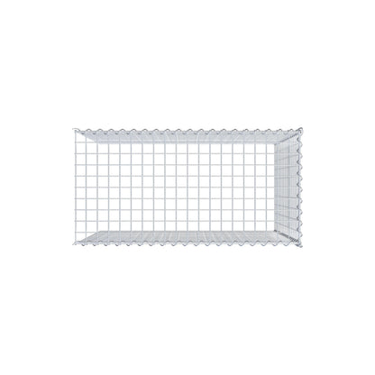 Grown-on gabion type 4 100 cm x 90 cm x 50 cm (L x H x D), mesh size 5 cm x 5 cm, spiral