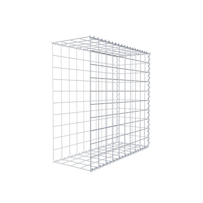 Opvokset gabion type 2 100 cm x 100 cm x 40 cm (L x H x D), maskestørrelse 10 cm x 10 cm, spiral