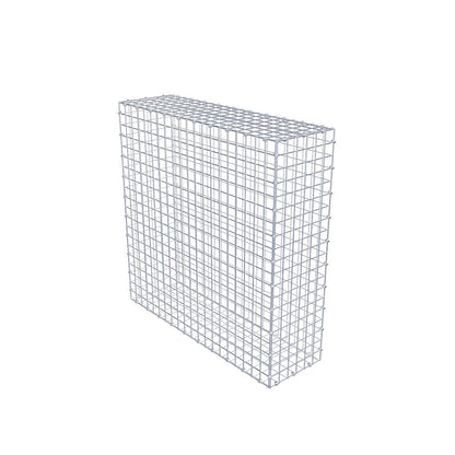 Gabion 100 cm x 100 cm x 30 cm (L x H x P), mailles 5 x 5 cm, anneau en spirale