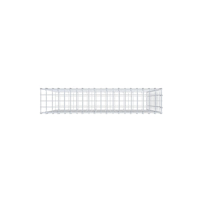Anbaugabione Typ 2 100 cm x 100 cm x 20 cm, Maschenweite 5 cm x 10 cm, C-Ring