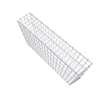 Gabbione 100 cm x 60 cm x 20 cm (L x H x P), maglia 5 x 10 cm, anello a spirale