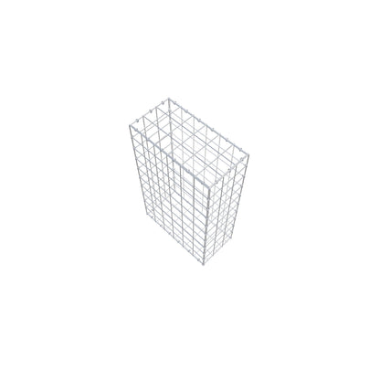 Gabion 100 cm x 60 cm x 30 cm (L x H x D), maskstorlek 10 cm x 10 cm, C-ring