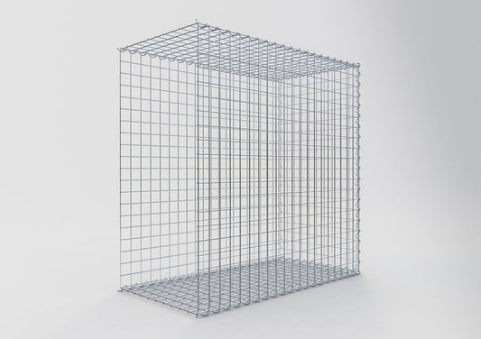 Gabion rapporté type 2 100 cm x 100 cm x 50 cm (L x H x P), mailles 5 cm x 5 cm, spirale