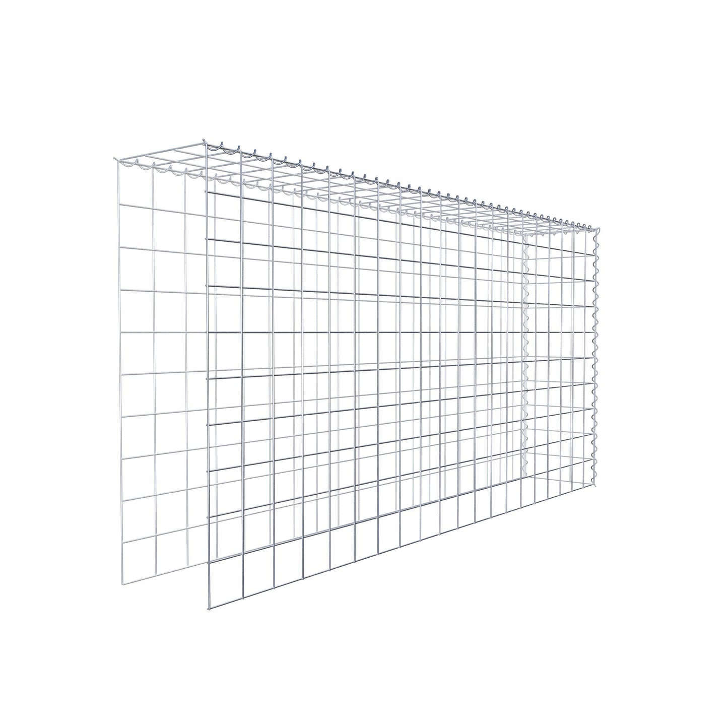 Gavión adicional tipo 4 200 cm x 100 cm x 30 cm (L x A x P), malla 10 cm x 10 cm, en espiral