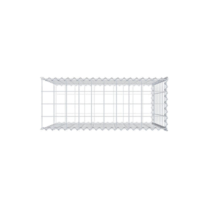 Gabbione aggiuntivo tipo 2 100 cm x 90 cm x 40 cm (L x H x P), maglia 10 cm x 10 cm, spirale