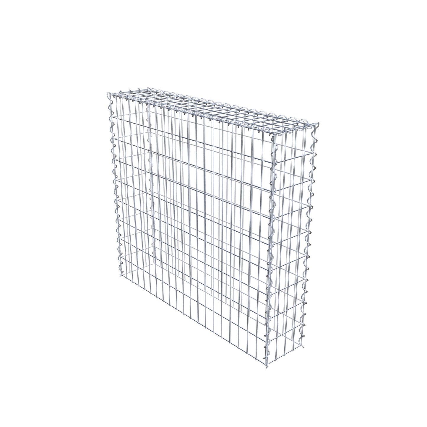 Add-on schanskorf type 3 100 cm x 90 cm x 20 cm (L x H x D), maaswijdte 5 cm x 10 cm, spiraalvormig