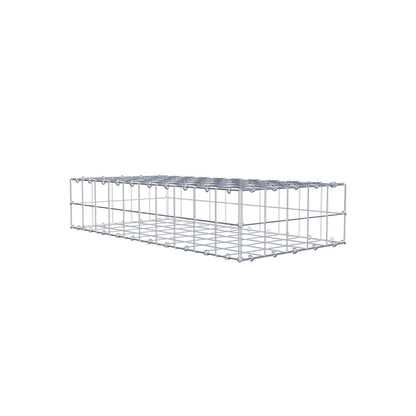 Gabion 100 cm x 20 cm x 50 cm (L x H x P), maille 10 cm x 10 cm, anneau en C