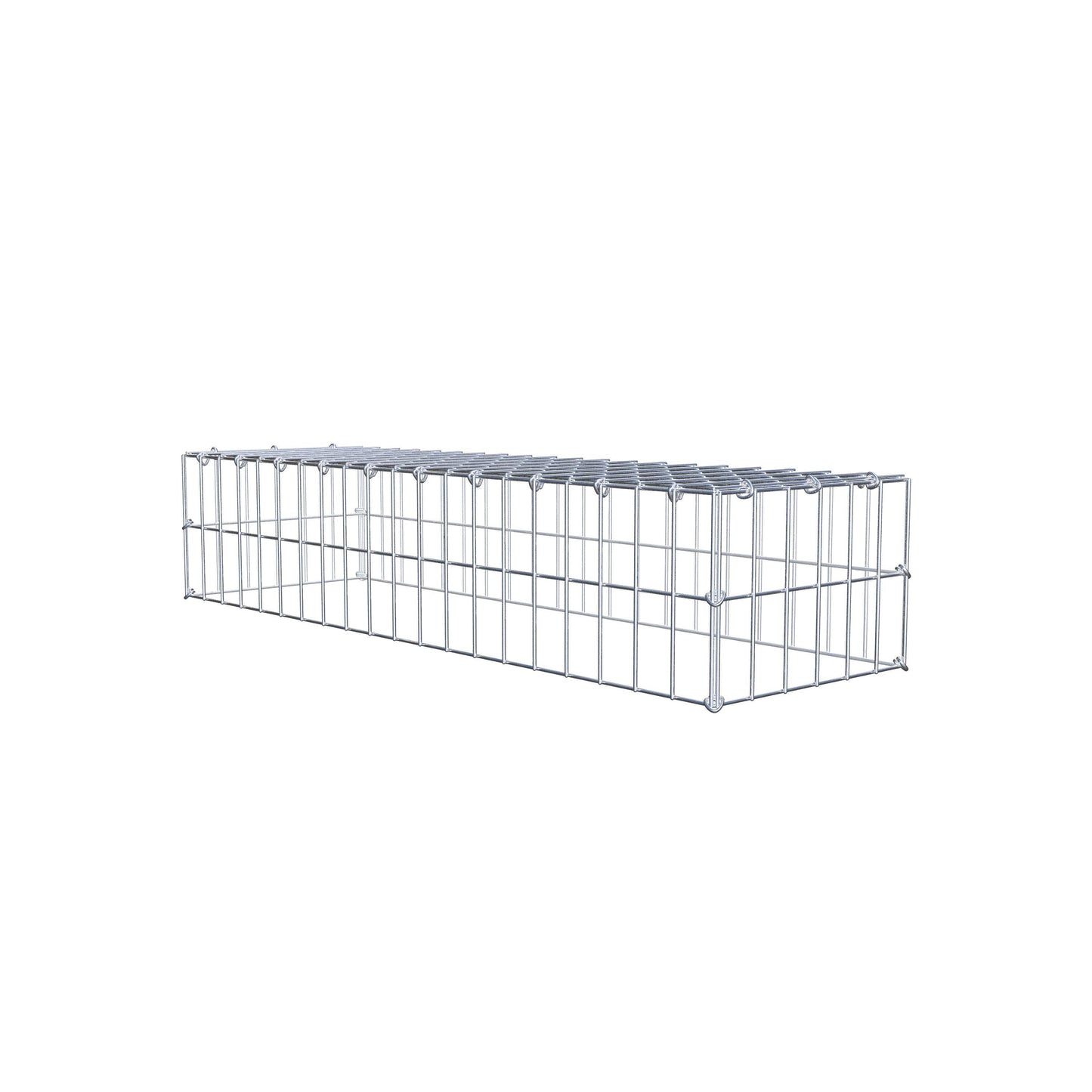 Fourche rapportée type 3 100 cm x 20 cm x 30 cm (L x H x P), mailles 5 cm x 10 cm, anneau C