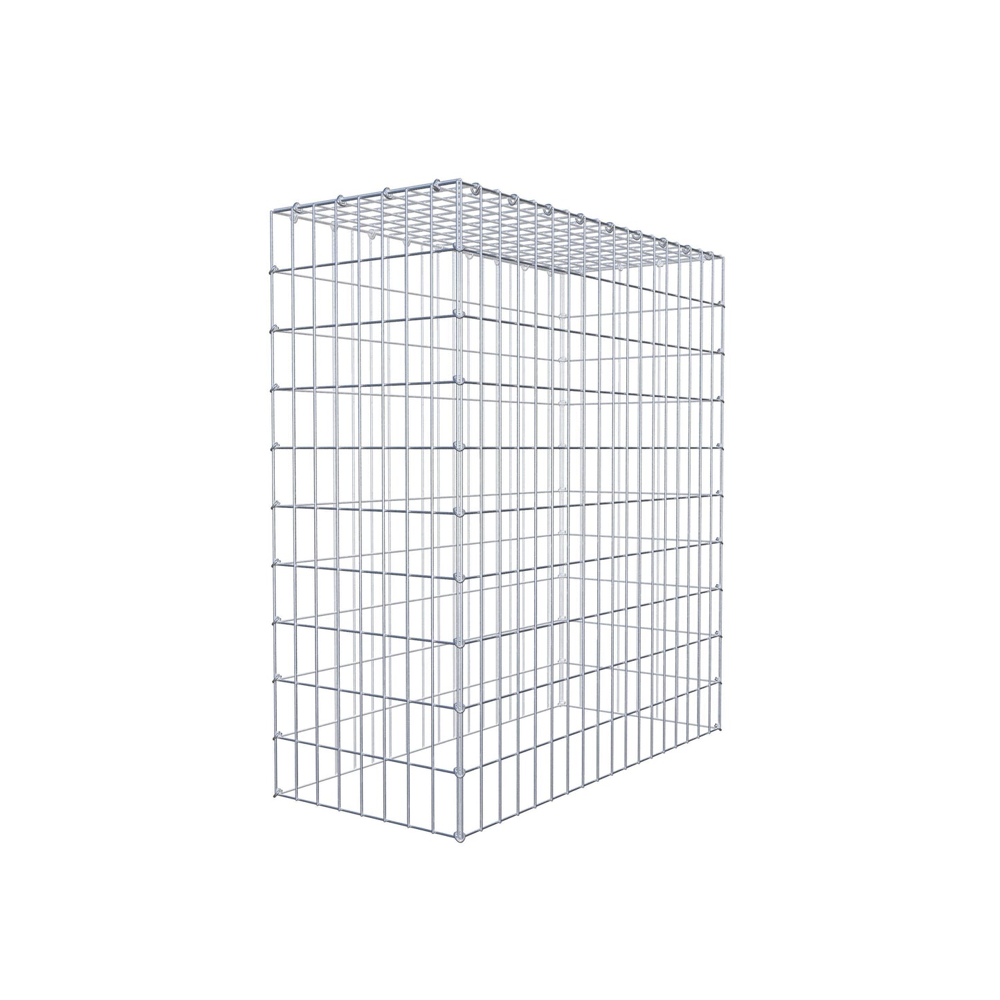 Gabião Tipo 3 100 cm x 90 cm x 40 cm (C x A x P), malhagem 5 cm x 10 cm, anel C