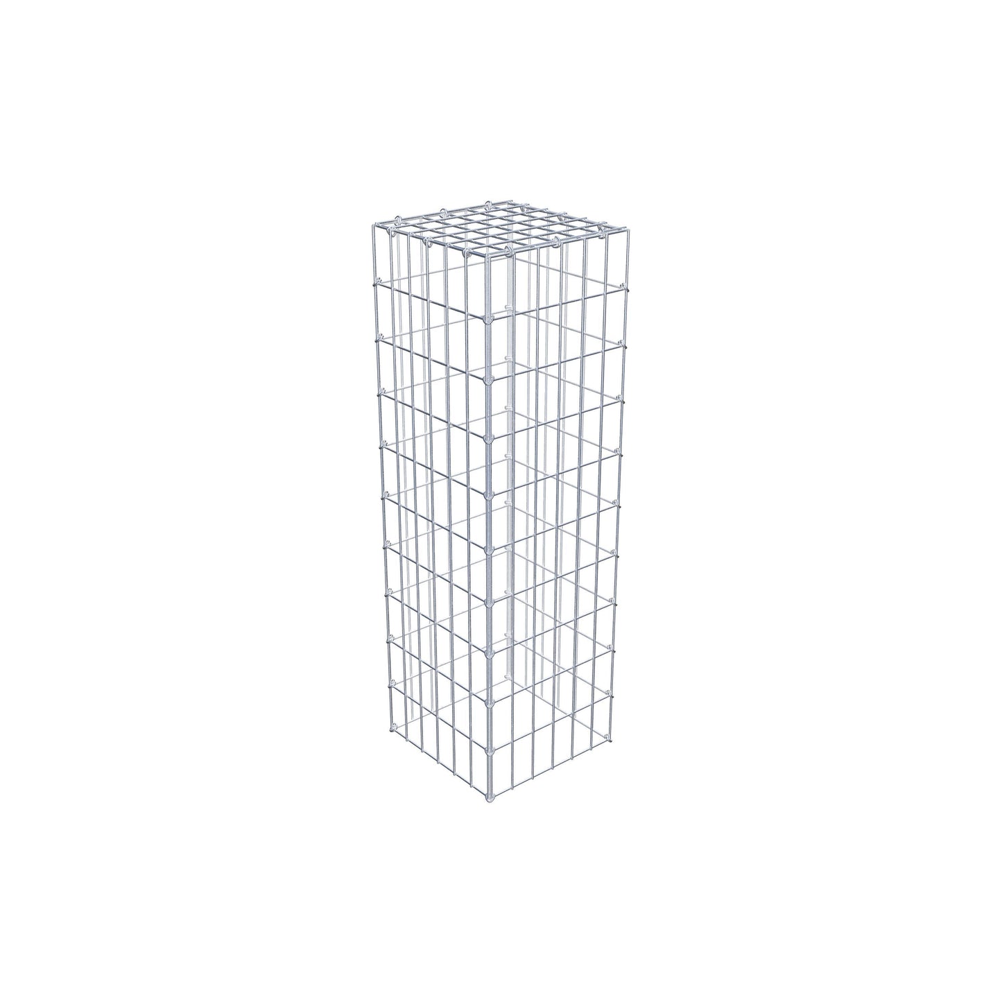 Gabbione aggiuntivo di tipo 3 100 cm x 30 cm x 30 cm (L x A x P), maglia 5 cm x 10 cm, anello a C