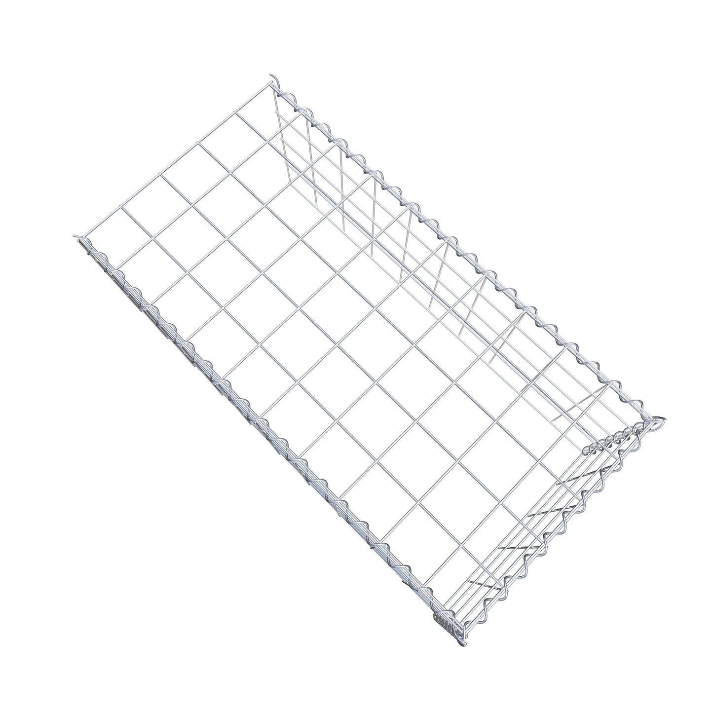 Add-on schanskorf type 4 100 cm x 40 cm x 50 cm (L x H x D), maaswijdte 10 cm x 10 cm, spiraal