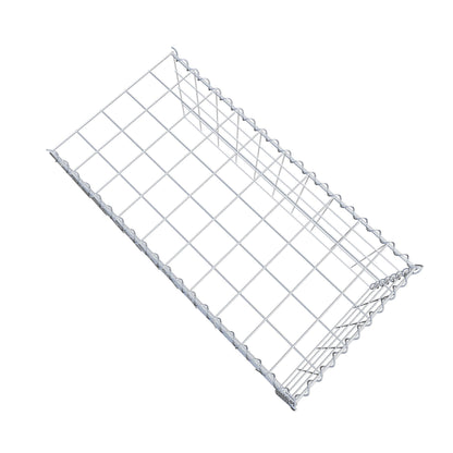 Add-on schanskorf type 4 100 cm x 40 cm x 50 cm (L x H x D), maaswijdte 10 cm x 10 cm, spiraal