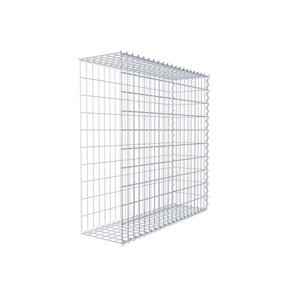 Gabião tipo 2 100 cm x 100 cm x 30 cm (C x A x P), malhagem 5 cm x 10 cm, espiral
