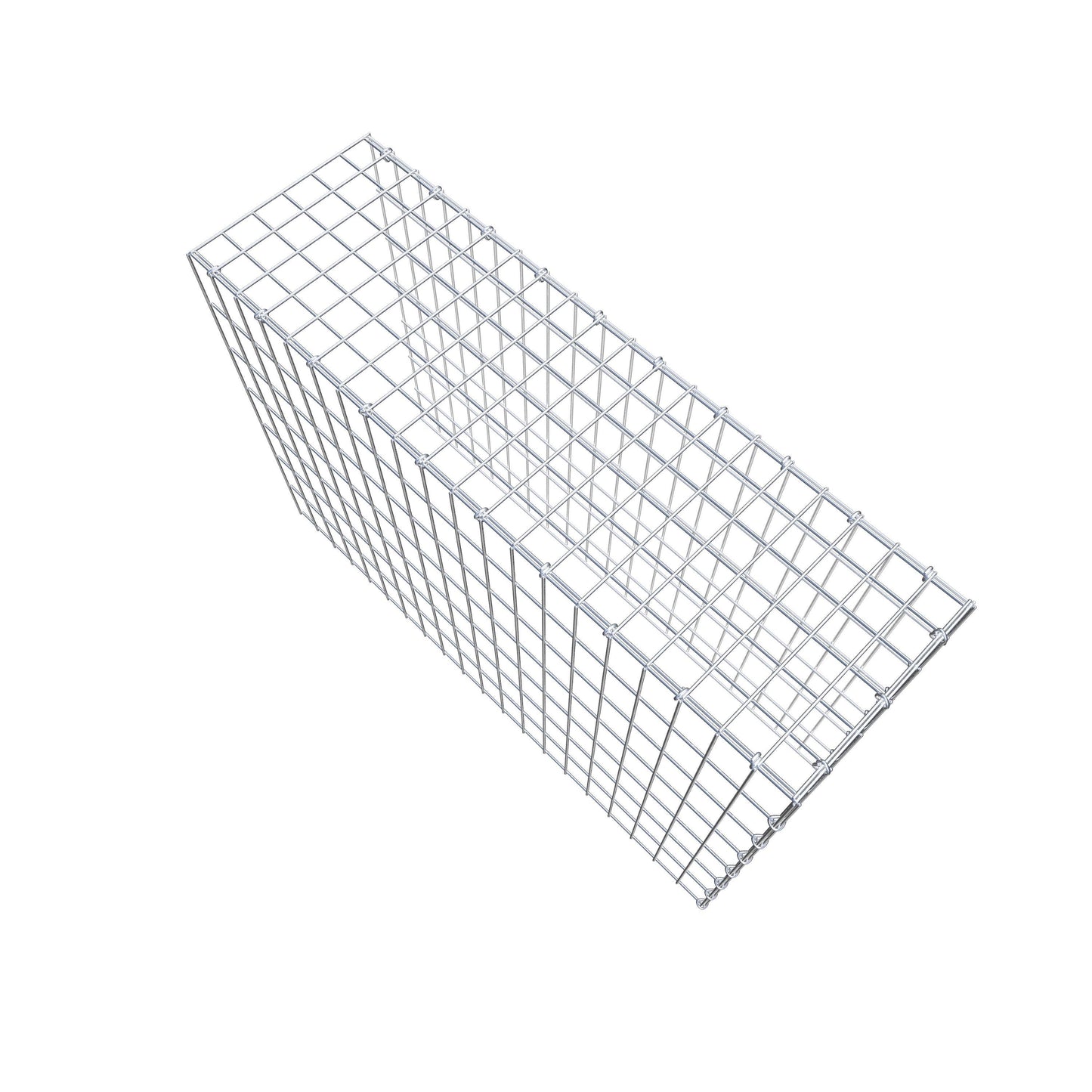 Fourche rapportée type 4 100 cm x 70 cm x 30 cm (L x H x P), mailles 5 cm x 10 cm, anneau en C