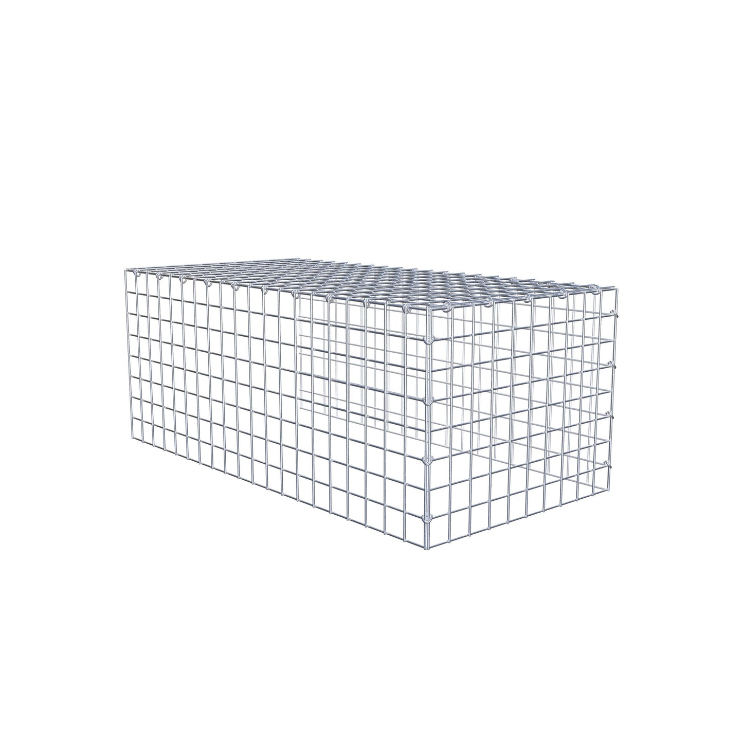 Fourche rapportée type 4 100 cm x 40 cm x 50 cm (L x H x P), mailles 5 cm x 5 cm, anneau C
