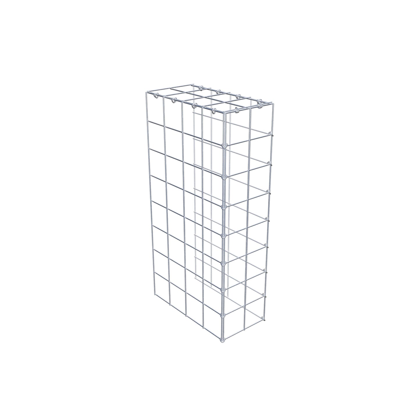 Pile aggiuntivo tipo 4 80 cm x 40 cm x 20 cm (L x H x P), maglia 10 cm x 10 cm, anello a C