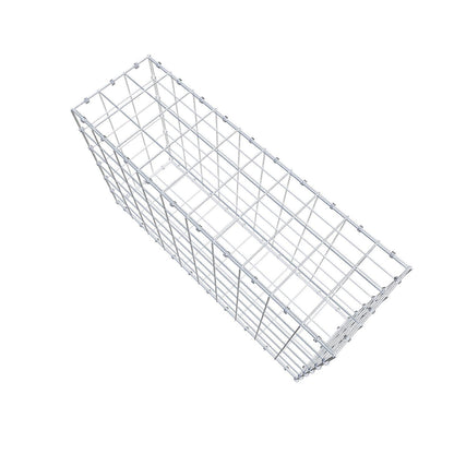 Gabbione 100 cm x 60 cm x 30 cm (L x H x P), maglia 10 x 10 cm, anello a spirale