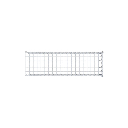 Gabion rapporté type 4 100 cm x 30 cm x 30 cm (L x H x P), mailles 5 cm x 10 cm, spirale