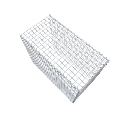 Gabion rapporté type 4 100 cm x 80 cm x 50 cm (L x H x P), mailles 5 cm x 5 cm, spirale
