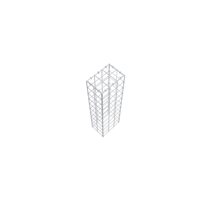 Gavión complementario de tipo 3 100 cm x 20 cm x 30 cm (L x A x P), malla 10 cm x 10 cm, anillo en C